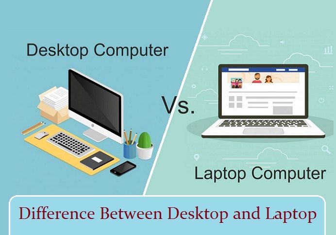 Comparación entre PC de escritorio y laptop
